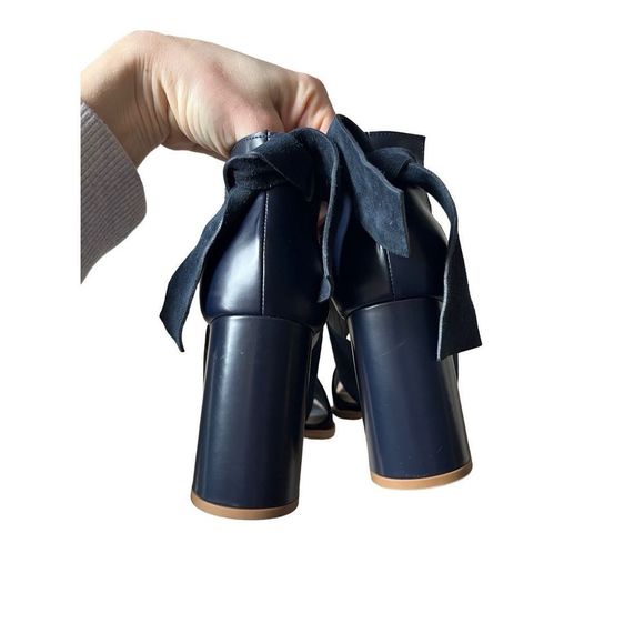 COS Navy Blue Sandals - Picture 6 of 13